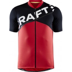 Craft Craft Core Fietsshirt - Maat L  - Mannen - rood/zwart/wit