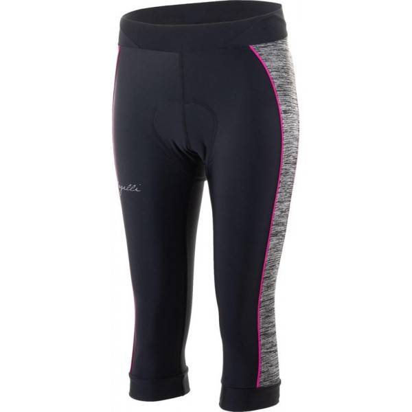 Rogelli Fietsbroek - Maat M  - Vrouwen - zwart/grijs/roze