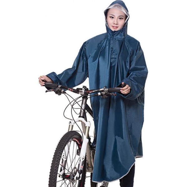 Fuegobird - Poncho Regenponcho - Fiets Wandel Motor - Outdoor Poncho - Kwaliteit Poncho - One size - Unisex Cyan