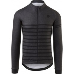 AGU Melange Fietsshirt Lange Mouwen Essential Heren - Grijs - L