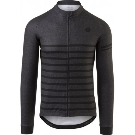 AGU Melange Fietsshirt Lange Mouwen Essential Heren - Grijs - L