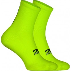 Rogelli 2-pack  Fietssokken - Maat 44-47 - Unisex - neon geel