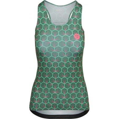 AGU Racer Mouwloos Fietsshirt Trend Dames - Groen - M