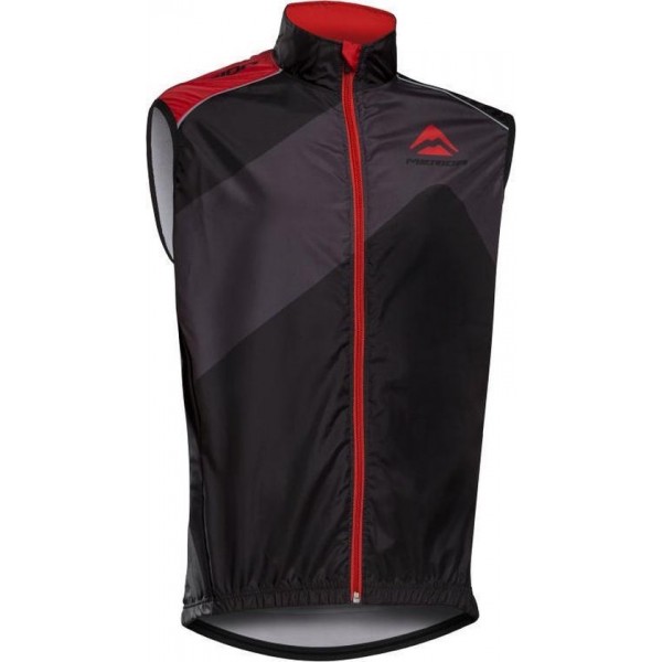 Merida Windstopper Bodywarmer zwart/rood XXL