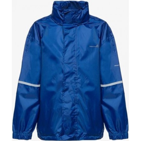 Mountain Peak kinder regenjas - Blauw - Maat 146/152