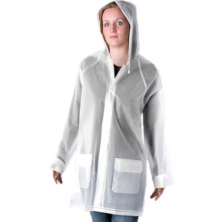 Regenjack - Poncho - Transparant - One Size