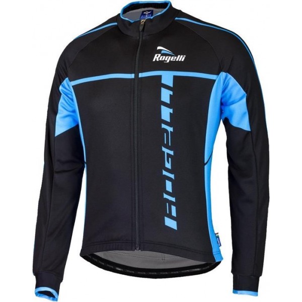 Rogelli - Fiets Jersey, Retro Umbria 2.0, Zwart/Blauw - Maat M