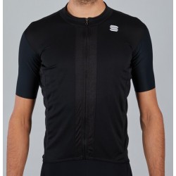 Sportful Strike Short Sleeve Fietsshirt Heren - Zwart, Wit - Maat L