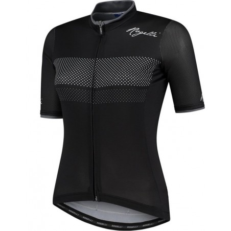 Rogelli Ds Wielershirt KM Purpose Zwart/Wit L