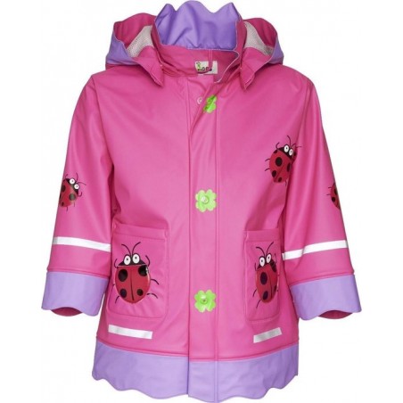 Playshoes Regenjas Kinderen Lieveheersbeestje - Roze - Maat 128