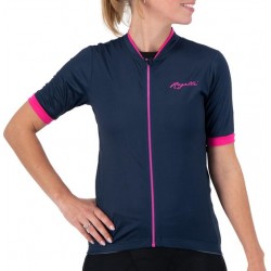 Rogelli Essential Korte Mouwen - Blauw/Roze - Vrouwen - Maat XL