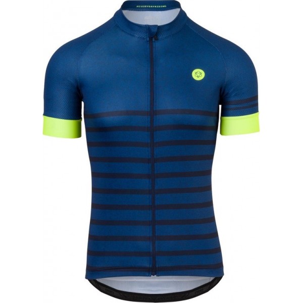 AGU Essential Melange Fietsshirt Heren - Blauw - Maat XXL