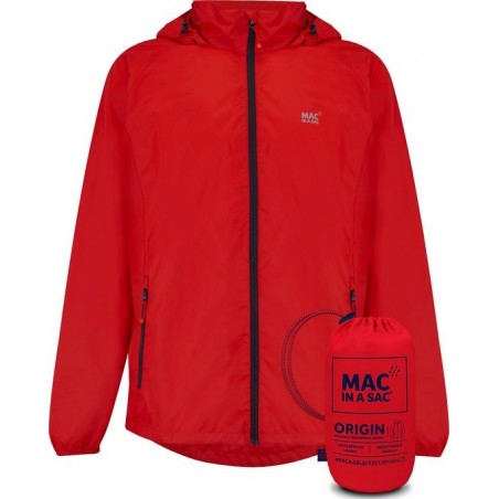 Mac in a Sac Origin 2 Regenjas Unisex - Rood - Maat XL