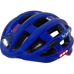 Pro Sport Lights Fietshelm blauw