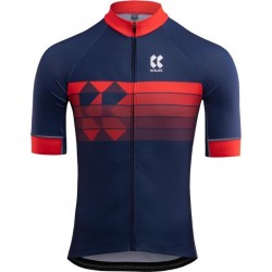 Kalas Motion Z Fietsshirt Heren Navy/Rood Maat 4/L