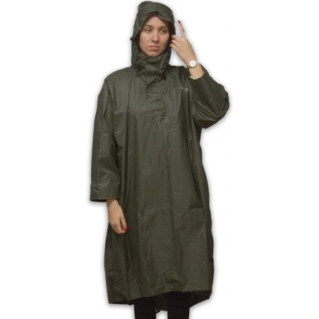 Lowland Outdoor® Wandelponcho Unisex - Groen - Maat M