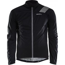 Craft Verve Rain Fietsjack - Heren - Maat L - Zwart