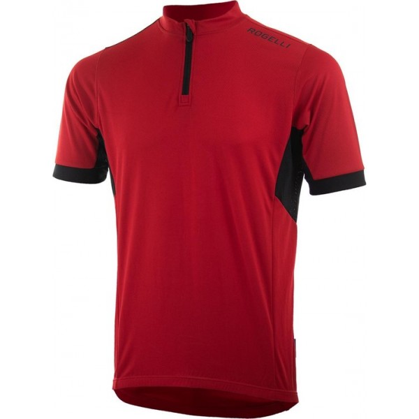 Rogelli Perugia 2.0 Fietsshirt - Heren - Korte mouwen - Maat L - Rood/Zwart