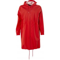 Rains Long W Jacket 1278 Jas - 08 Red