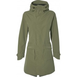 Basil Mosse Parka Regenjas Dames - Groen - Maat L