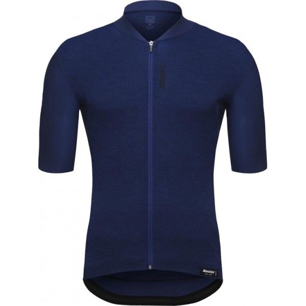 Santini Classe Fietsshirt - Maat XL  - Mannen - donkerblauw