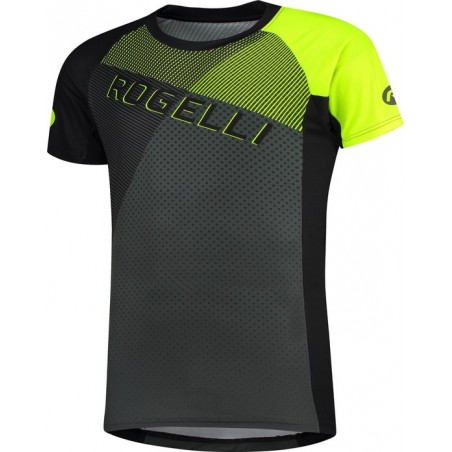 Rogelli MTB Shirt Adventure 2.0 - Zwart/Grijs/Fluor - Maat M