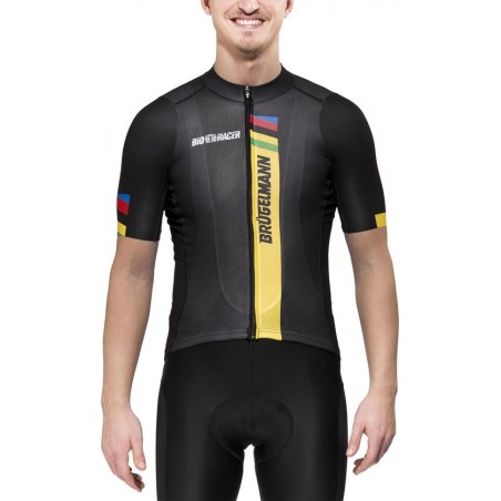 Brügelmann Bioracer Pro Race Jersey Heren, black Maat L