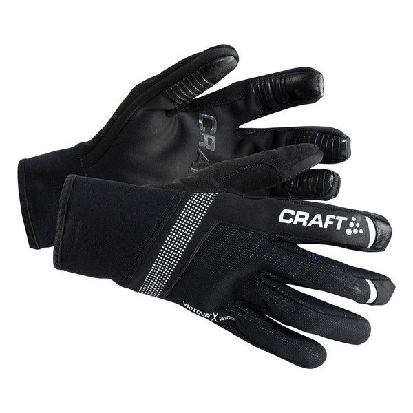 Craft Shelter Glove Fietshandschoenen - Maat S - Zwart