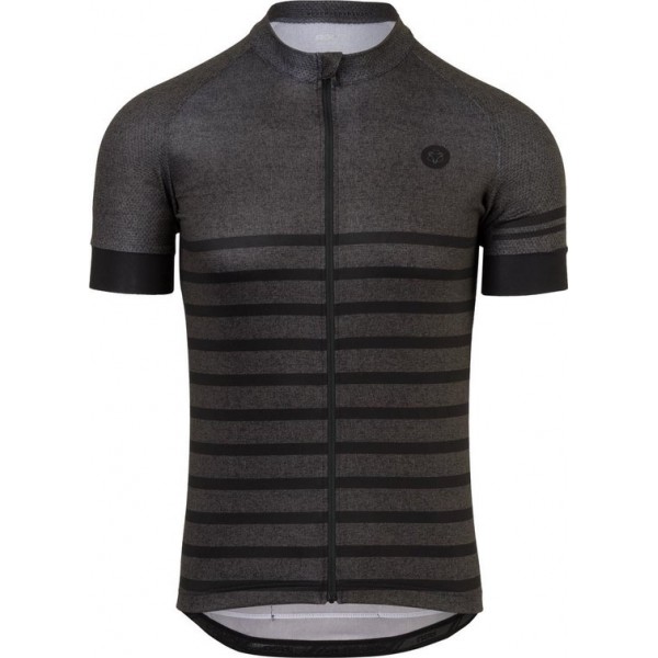 AGU Melange Fietsshirt Essential Heren Fietsshirt - Maat XXL - Grijs