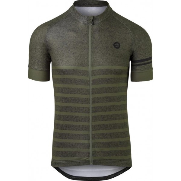 AGU Melange Fietsshirt Essential Heren - Groen - XL