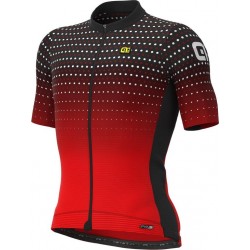 ALE Men Short Sleeve Jersey Bullet Black Red XL