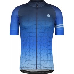 AGU Figures Fietsshirt Trend Heren Fietsshirt - Maat XL - Blauw