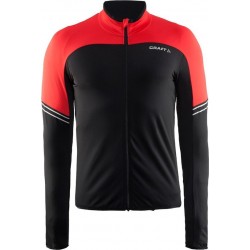 Craft Velo Thermal jersey lange mouwen Heren rood/zwart Maat M