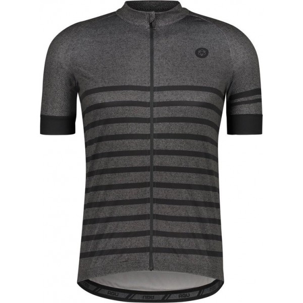 AGU Melange Fietsshirt Essential Heren Fietsshirt - Maat M - Grijs