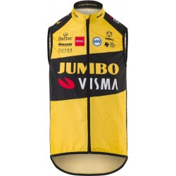 AGU Replica Body Team Jumbo Visma Heren Windproof Heren Fietsshirt - Maat XXL - Geel