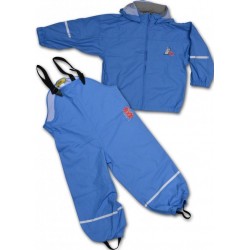 Kinder regenpak Elles blauw maat 110-116