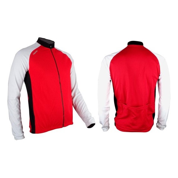 Avento Wielerjack - Rood/Wit/Zwart - XL