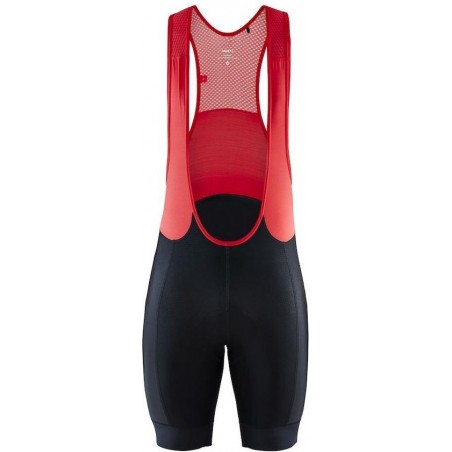 Craft Train Pack Bib Shorts Heren, black/bright red Maat M