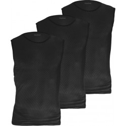 GripGrab Ultralight Sleeveless Mesh Baselayer 3PACK Sportshirt Unisex - Maat XS