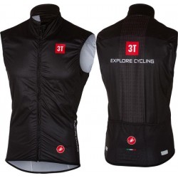 Castelli - Windvest - 3T Wind Mouwloos - Zwart - Maat M