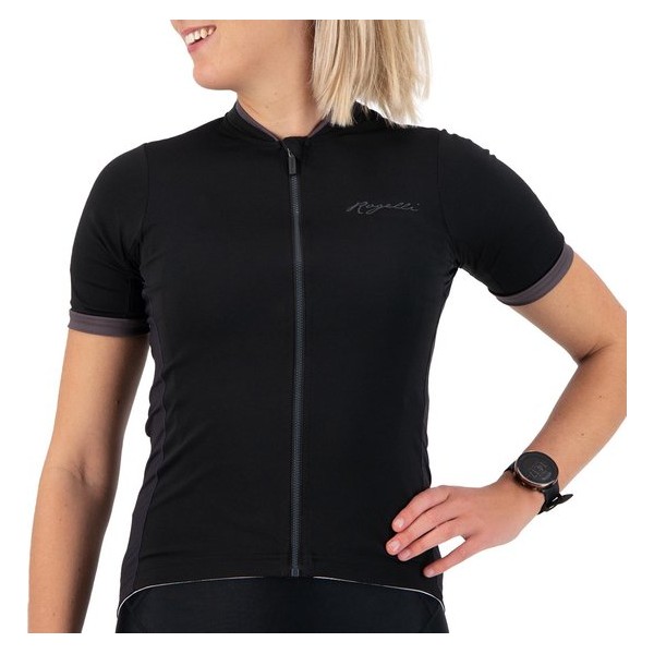 Rogelli Essential Korte Mouwen - Zwart - Vrouwen - Maat M