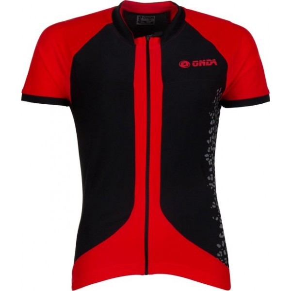 Onda Tejo 2 SS  Fietsshirt - Maat XS  - Vrouwen - zwart/rood/grijs