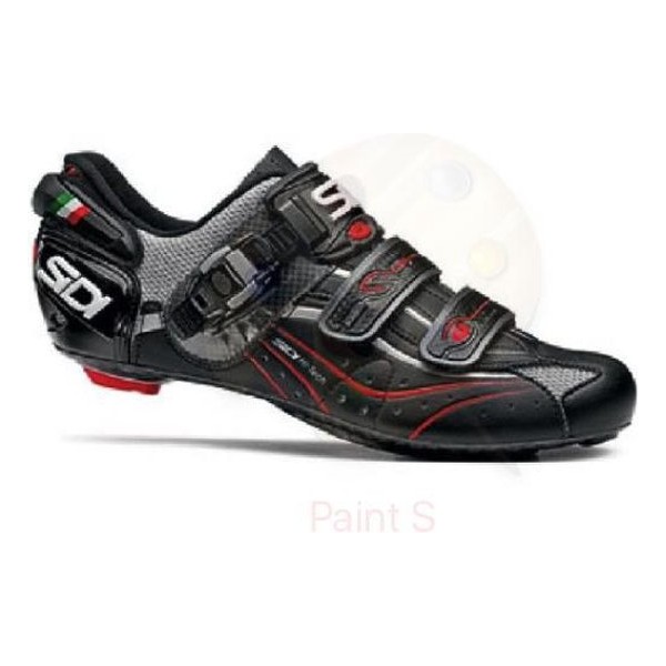 Sidi Genius 6.6 Fietsschoenen Carbon Steel Zwart - Maat 41