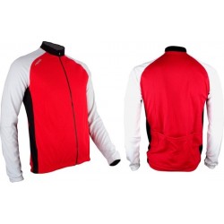 Avento Wielerjack - Rood/Wit/Zwart - XXL