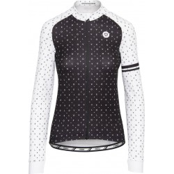 AGU Velo Love Fietsshirt Lange Mouwen Essential Dames Fietsshirt - Maat L - Wit