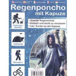 Regenponcho dames en heren – 3 stuks - fiets – wandelen – fietsponcho