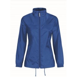 Dames regenkleding - Sirocco windjas/regenjas in het blauw - volwassenen 2XL (44) kobalt