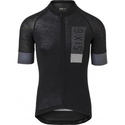 AGU Solid Merino Fietsshirt II Six6 Heren - Zwart - XXL