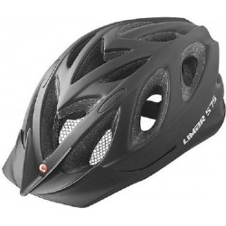 MTB Fietshelm in mat zwart - Limar 575 - Maat L (54-61cm) - met afneembare visor