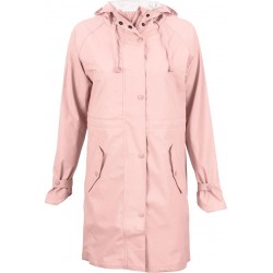 Ralka Regenjas Dames - Mizzle - Licht roze/Wit - 36